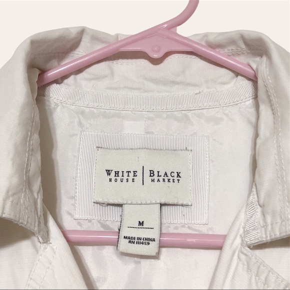 White House Black Market Lightweight Trench - Picture 8 of 11